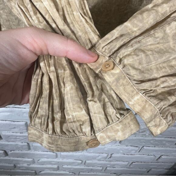 Chico’s Crackle Wash Embroidered Popover Top Size 2 (US 12/Large) - Picture 11 of 11